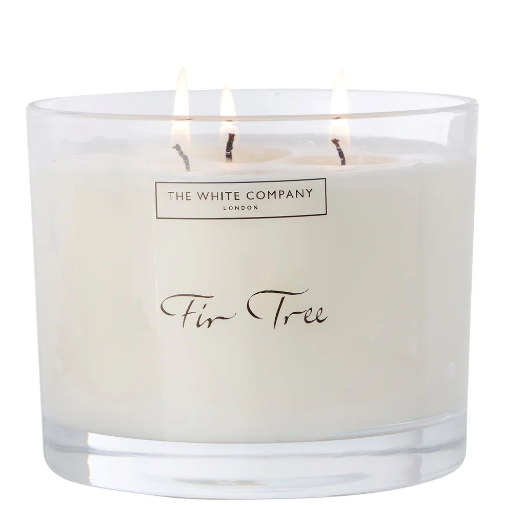 The White Company Fir Tree Large Candle 770g Immagine 1