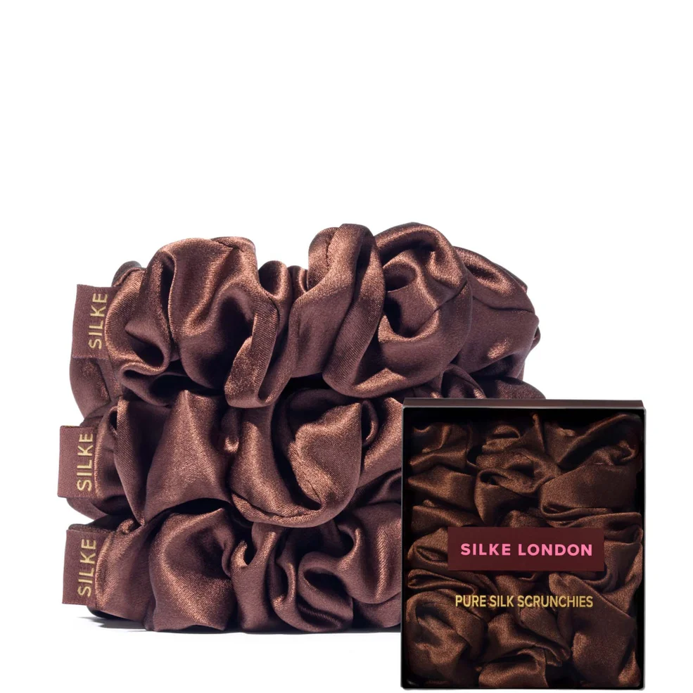 SILKE London Hair Scrunchies - Brown Immagine 1