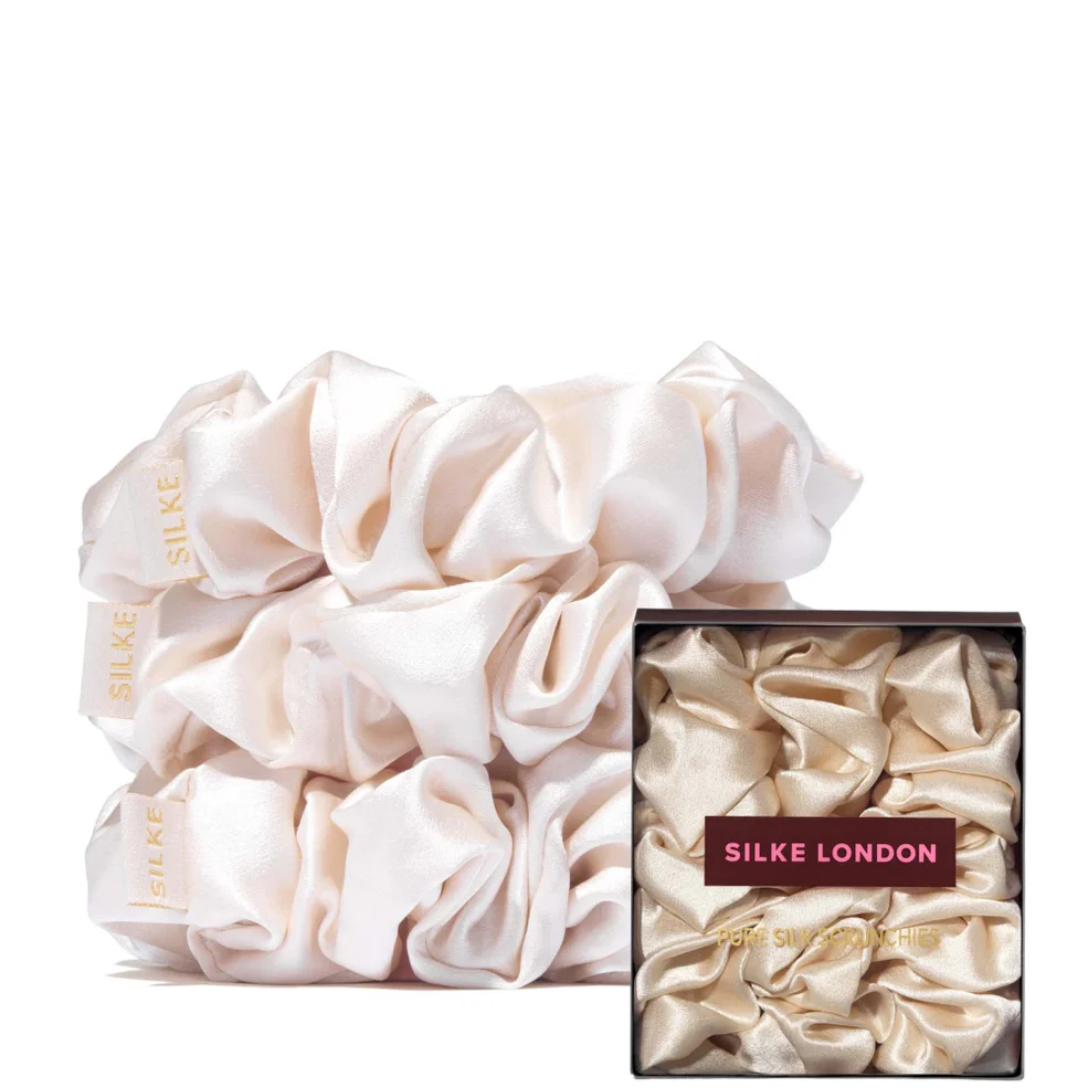 SILKE London Hair Scrunchies - Cream Immagine 1