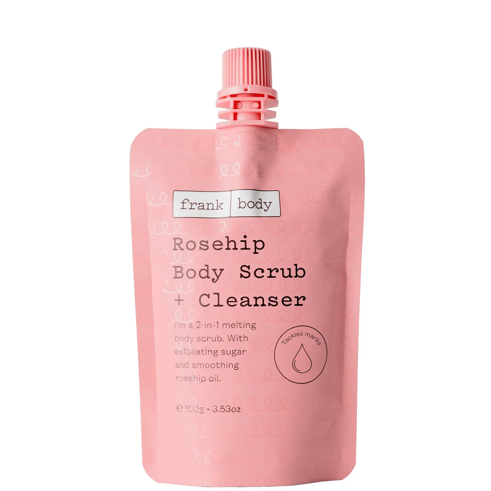 Frank Body Rosehip Body Scrub and Cleanser 100g Immagine 1