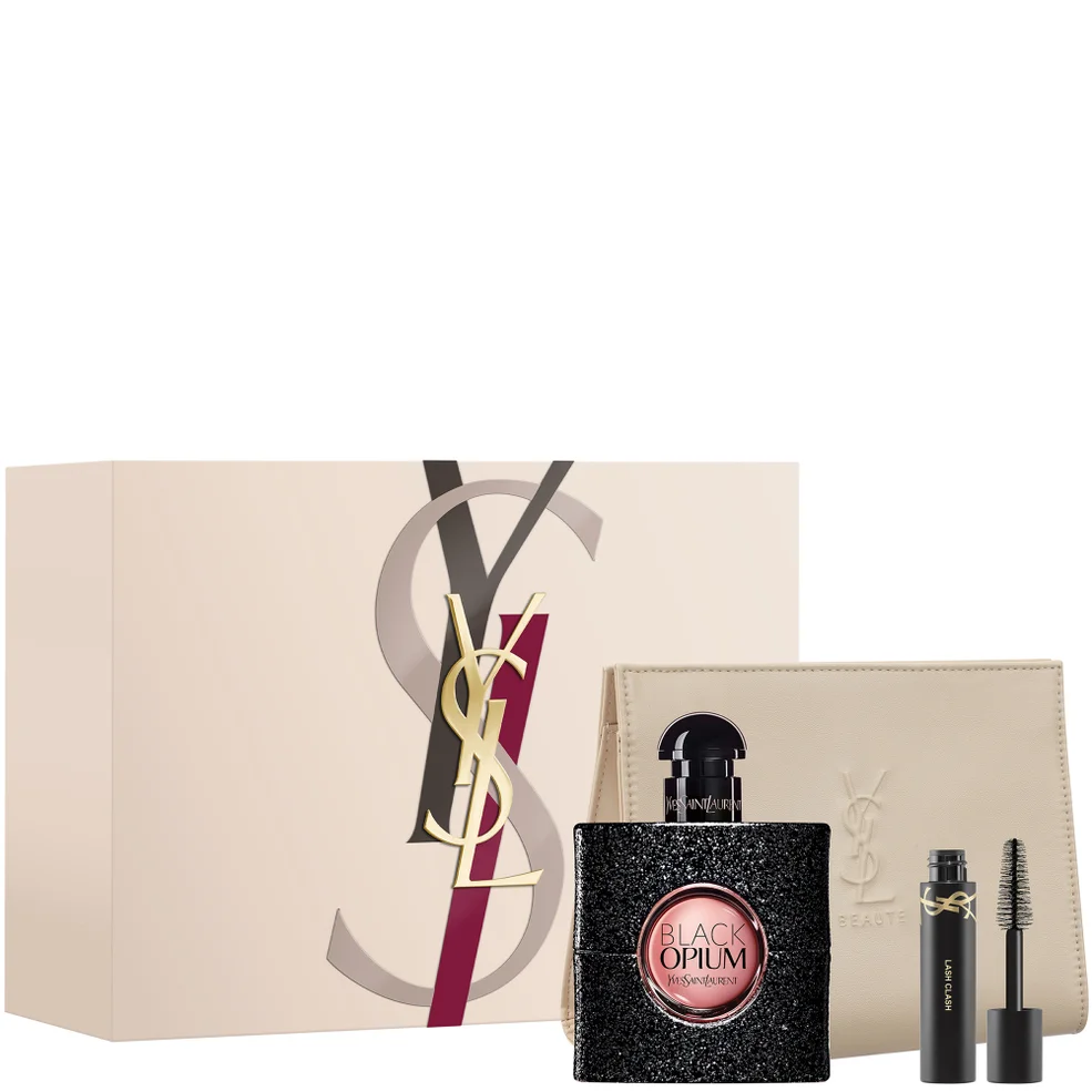 Yves Saint Laurent Black Opium Eau de Parfum 50ml + Mini Lash Clash + Pouch Set Immagine 1