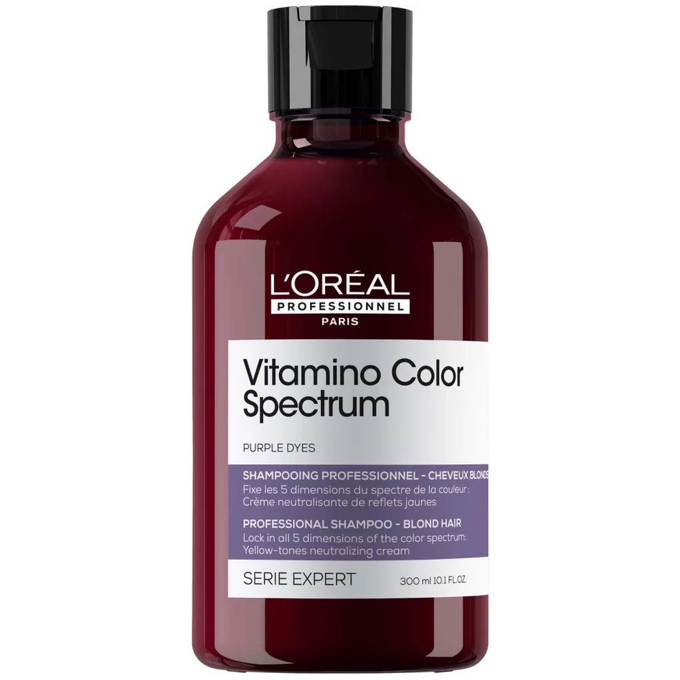 L'Oréal Professionnel Vitamino Color Spectrum Purple Tinted Shampoo For Blonde Coloured Hair 300ml Immagine 1