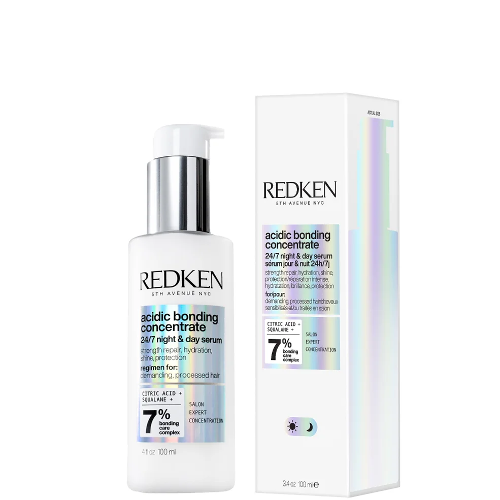 Redken Acidic Bonding Concentrate 24/7 Night and Day Hair Serum, Repair & Strengthen Damaged Hair 100ml Immagine 1