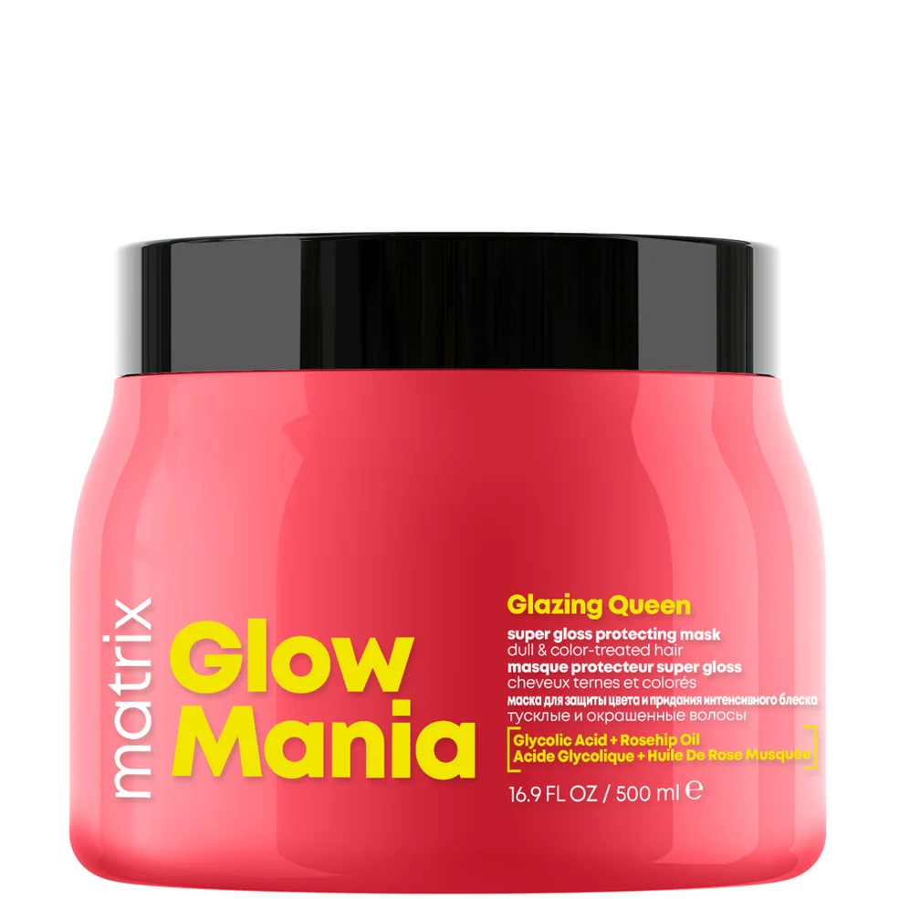 Matrix Glow Mania Glazing Queen: Super Gloss Protecting Mask 500ml Immagine 1