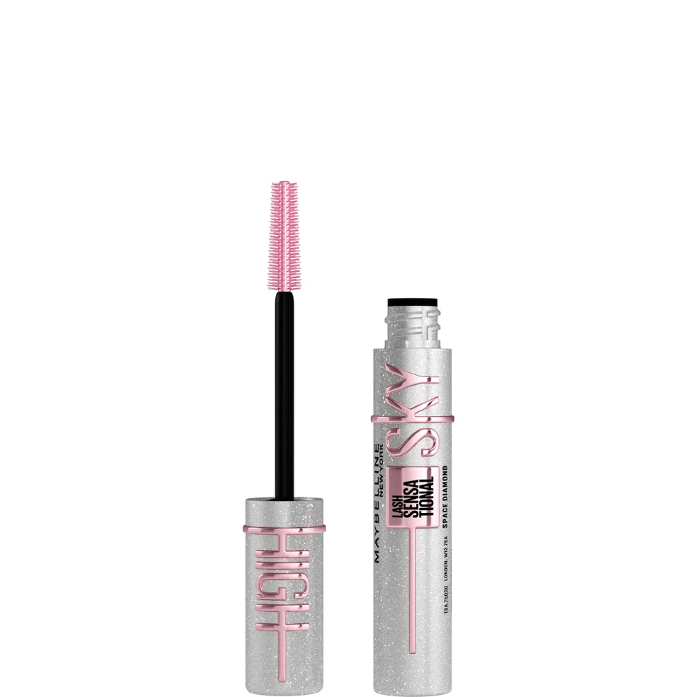 Maybelline Mascara Lash Sensational Sky High Volumizing & Thickening Eyelash Lengthening, Top Coat, Space Diamond 8ml Immagine 1