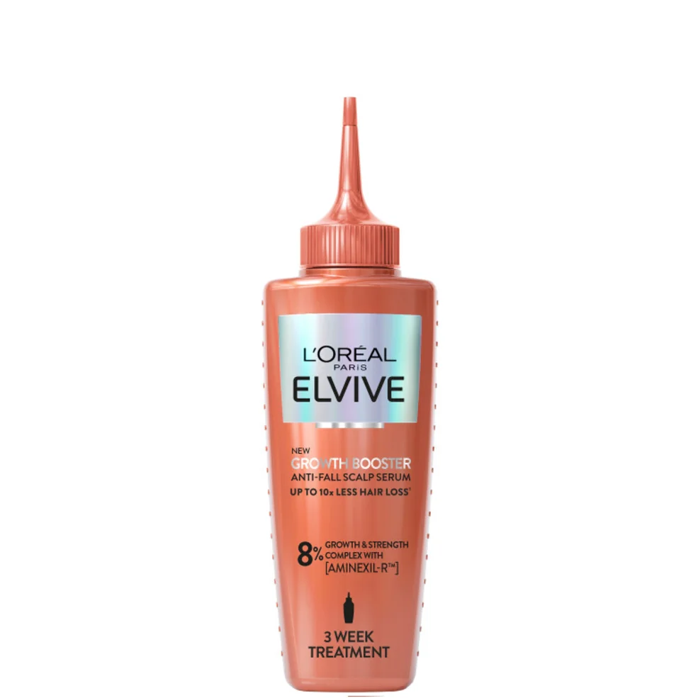 L'Oreal Paris Elvive Growth Booster Scalp Serum, Anti Hair Loss Scalp Treatment, 102ml Immagine 1