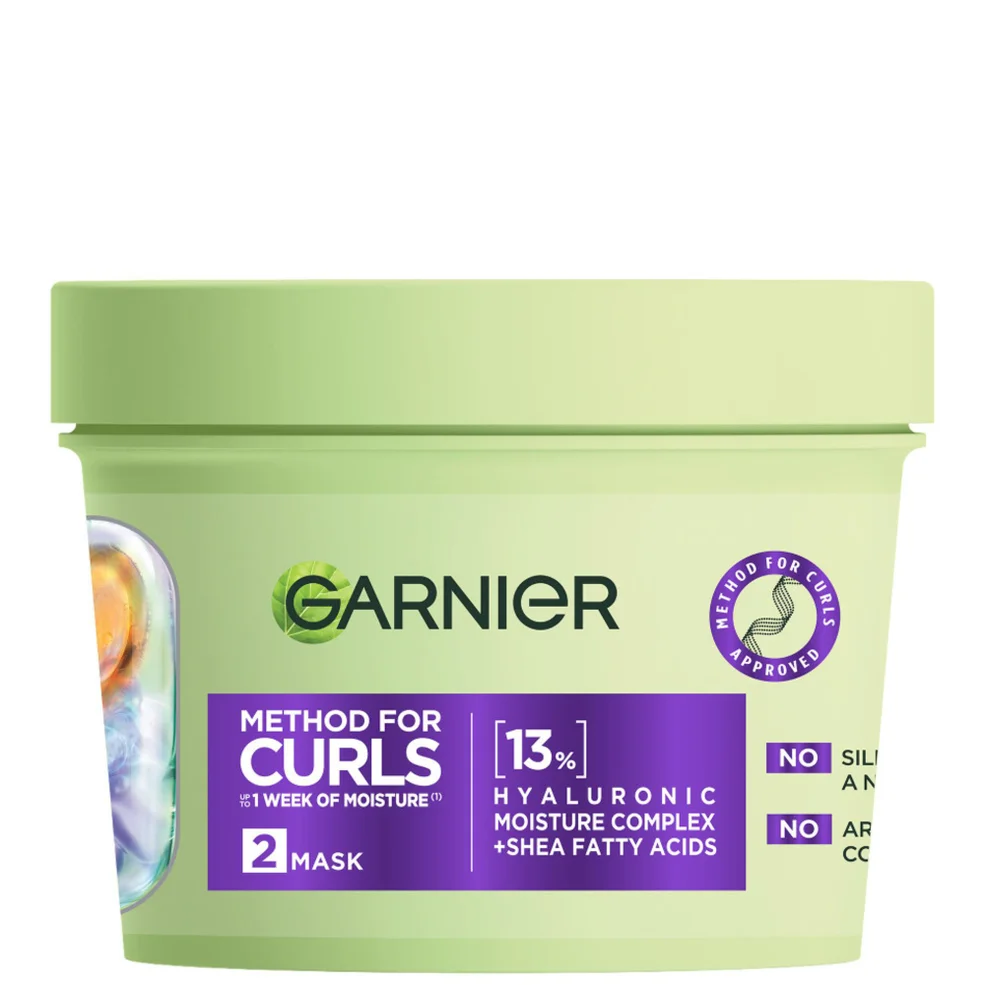 Garnier Method For Curls Mask, up to 1 week of moisture 370ml Immagine 1