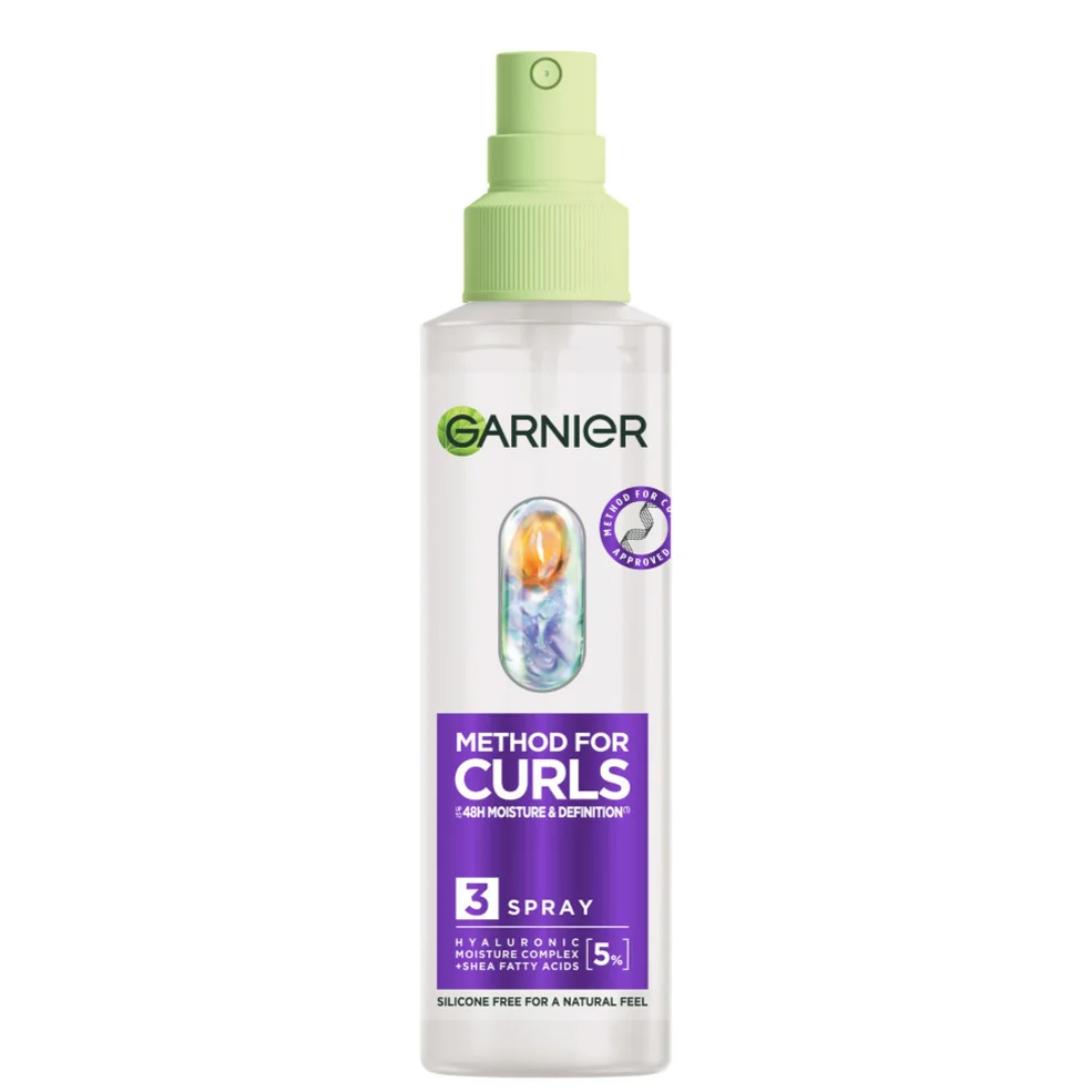 Garnier Method For Curls Spray, up to 48H moisture and definition 150ml Immagine 1