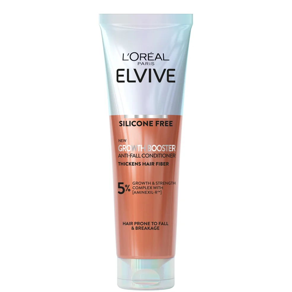 L'Oreal Paris Elvive Growth Booster Conditioner, Anti Hair Loss and Hair Thickening, 150ml Immagine 1