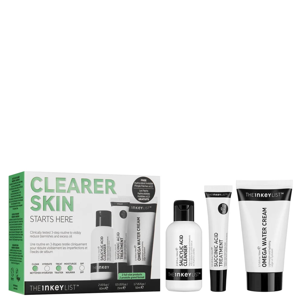 The Inkey List Clear Skin Kit Immagine 1