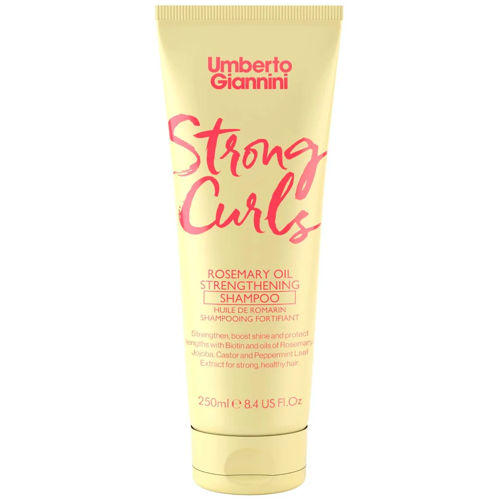 Umberto Giannini Strong Curls Rosemary Oil Shampoo 250ml Immagine 1