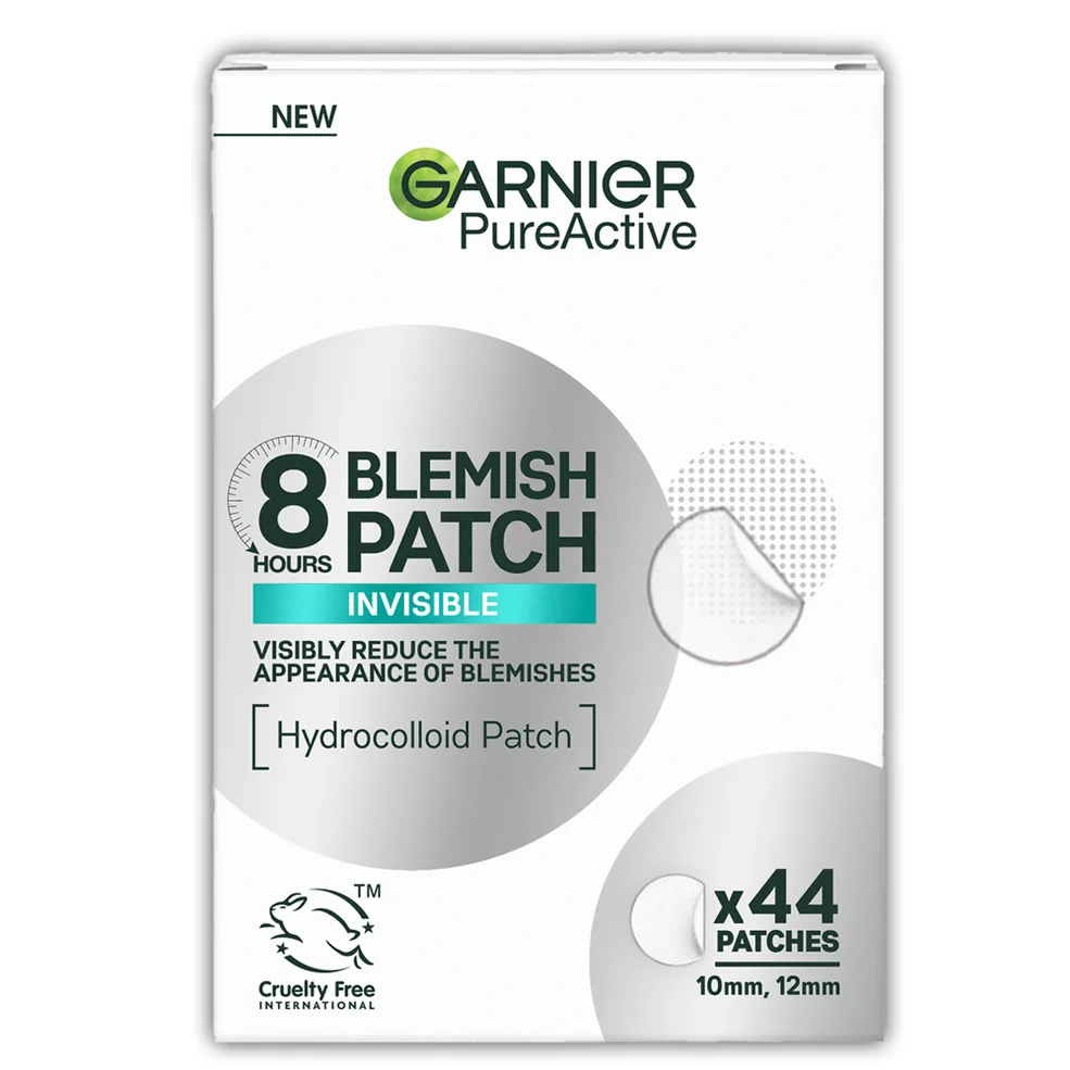 Garnier Pure Active 8hr Invisible Hydrocolloid Blemish Patch Cruelty Free & Vegan - 44 patches Immagine 1