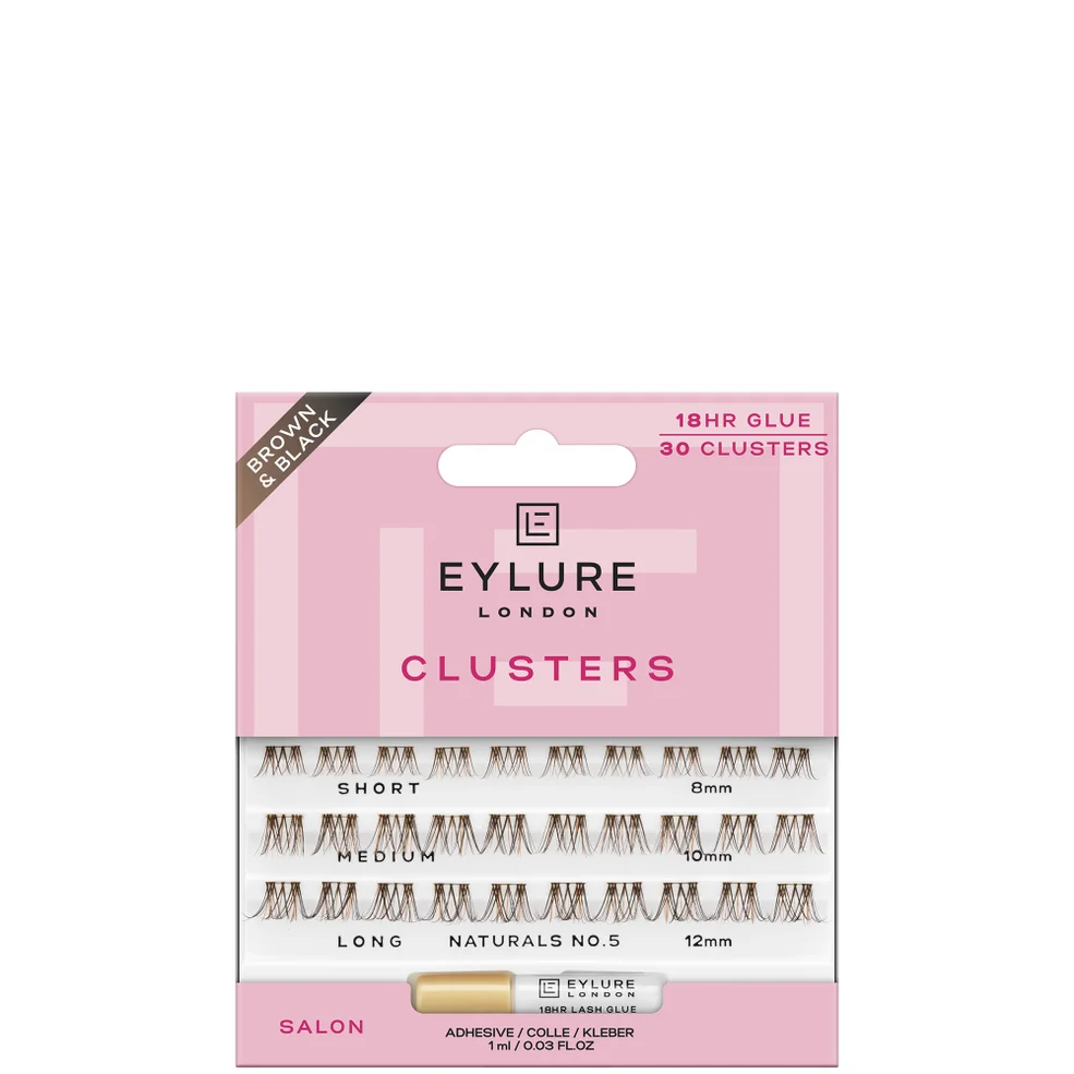 Eylure Brown/Blk Cluster- Brown/Black Naturals No.5 Immagine 1