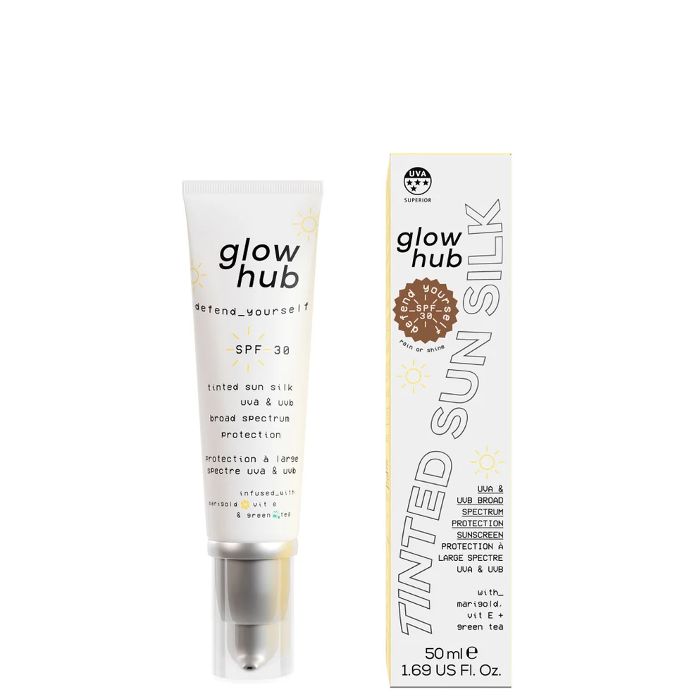 Glow Hub Tinted Sun Silk SPF 30 50ml (Various Shades) Immagine 1