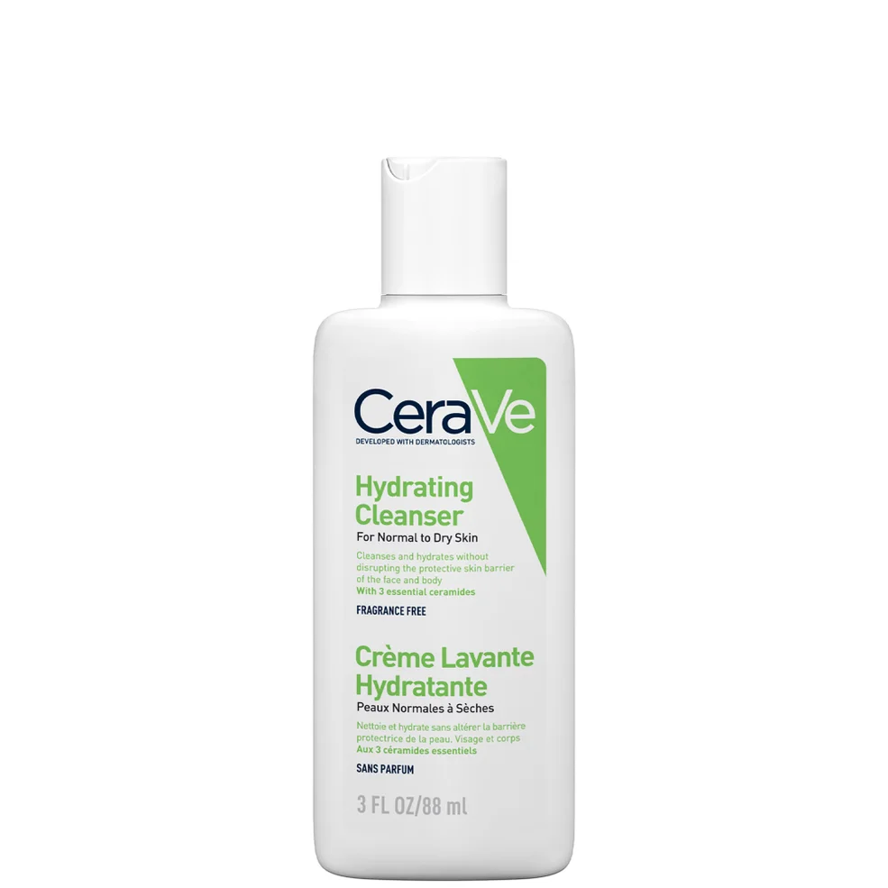 CeraVe Travel Size Hydrating Cleanser for Normal to Dry Skin 88ml Immagine 1