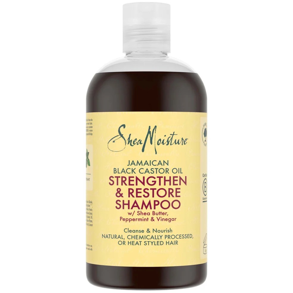 SheaMoisture Jamaican Black Castor Oil Strengthen, Grow & Restore Shampoo 384ml Immagine 1