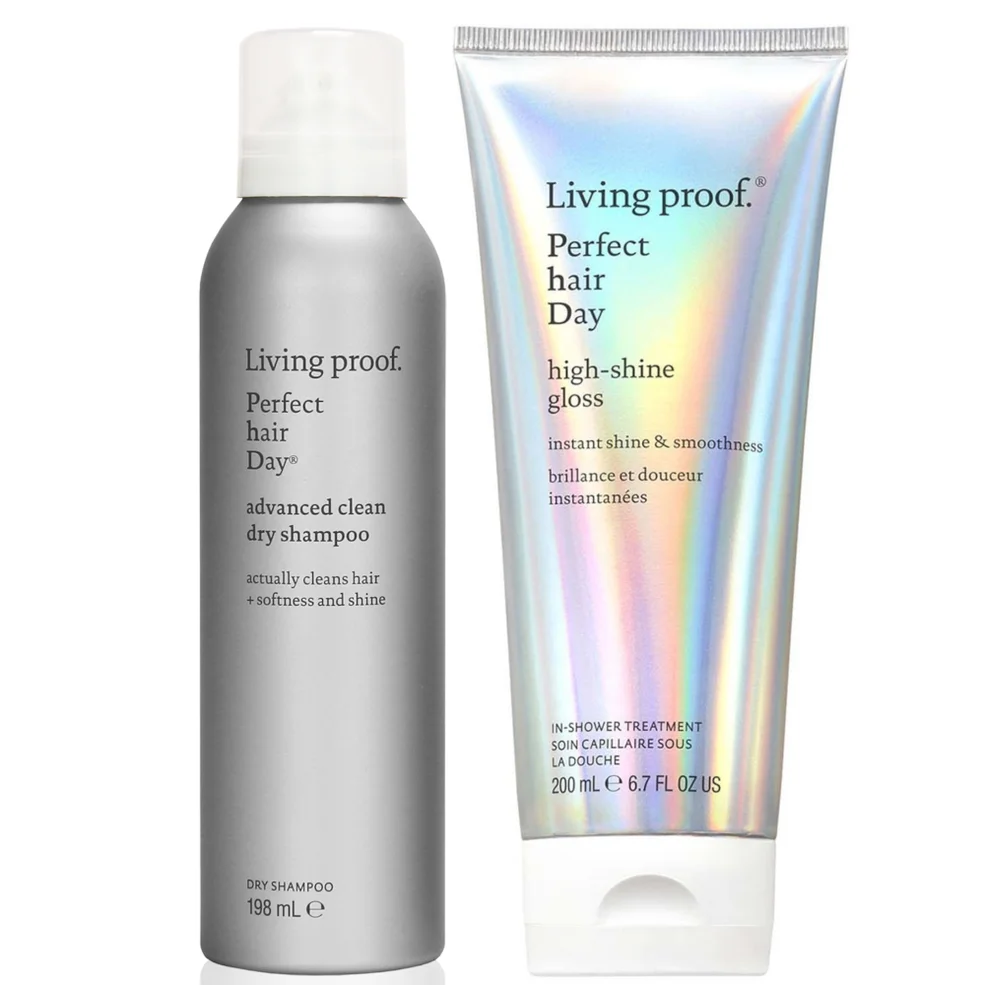 Living Proof Perfect Hair Day (PhD) Advanced Clean Dry Shampoo & High - Shine Gloss Duo Immagine 1