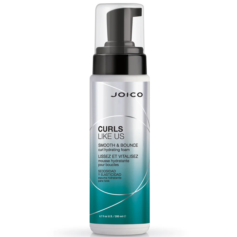 JOICO CURLS LIKE US Smooth and Bounce Curl Hydrating Foam 200ml Immagine 1