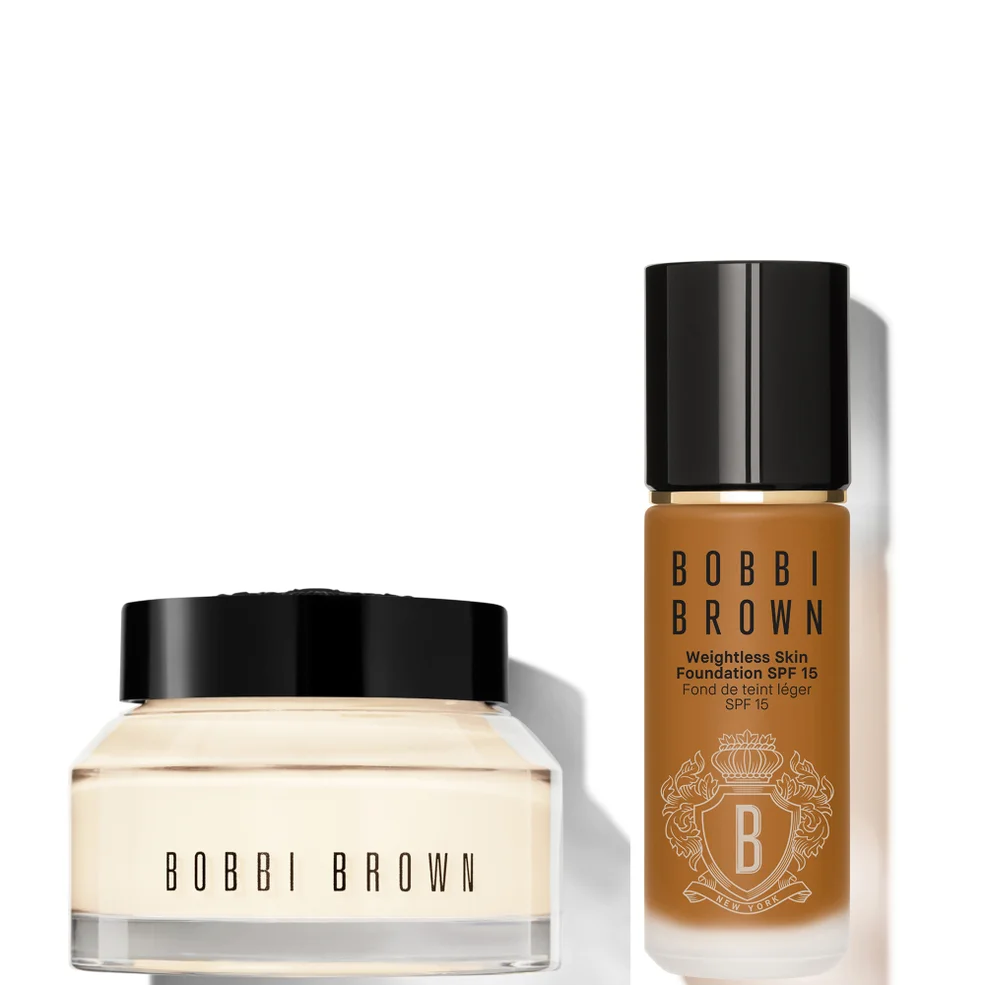 Bobbi Brown 24-hour Hydration Duo - Vitamin Enriched Face Base & Foundation Bundle (Various Shades) Immagine 1