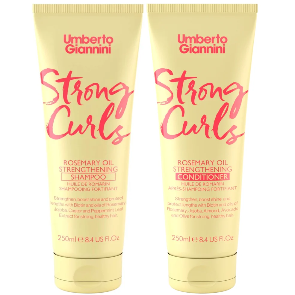 Umberto Giannini Strong Curls Strengthening Shampoo & Conditioner Duo Immagine 1