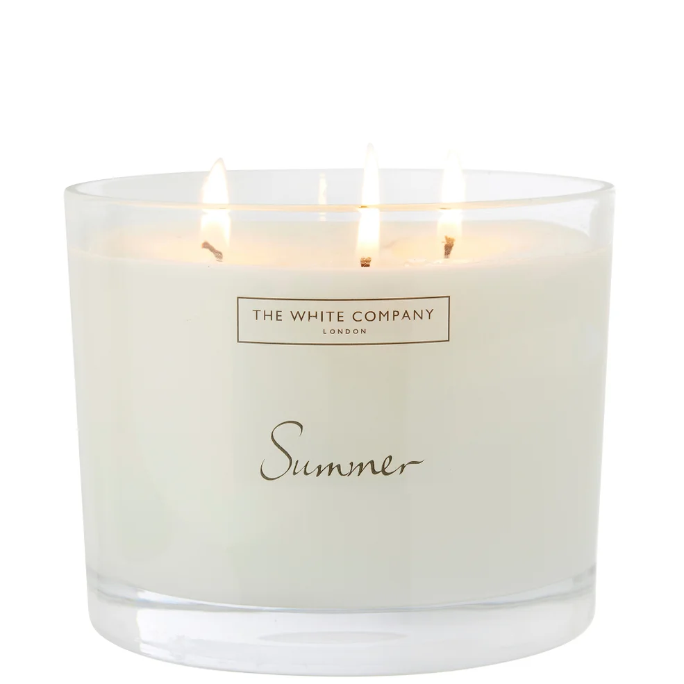 The White Company Summer Large Candle 770g Immagine 1