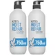 KMS Supersize Moist Repair Hair Rescue Shampoo and Conditioner Bundle for Dry and Damaged Hair