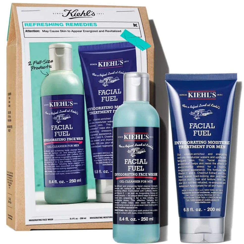 Kiehl's Facial Fuel Face Wash Set Immagine 1