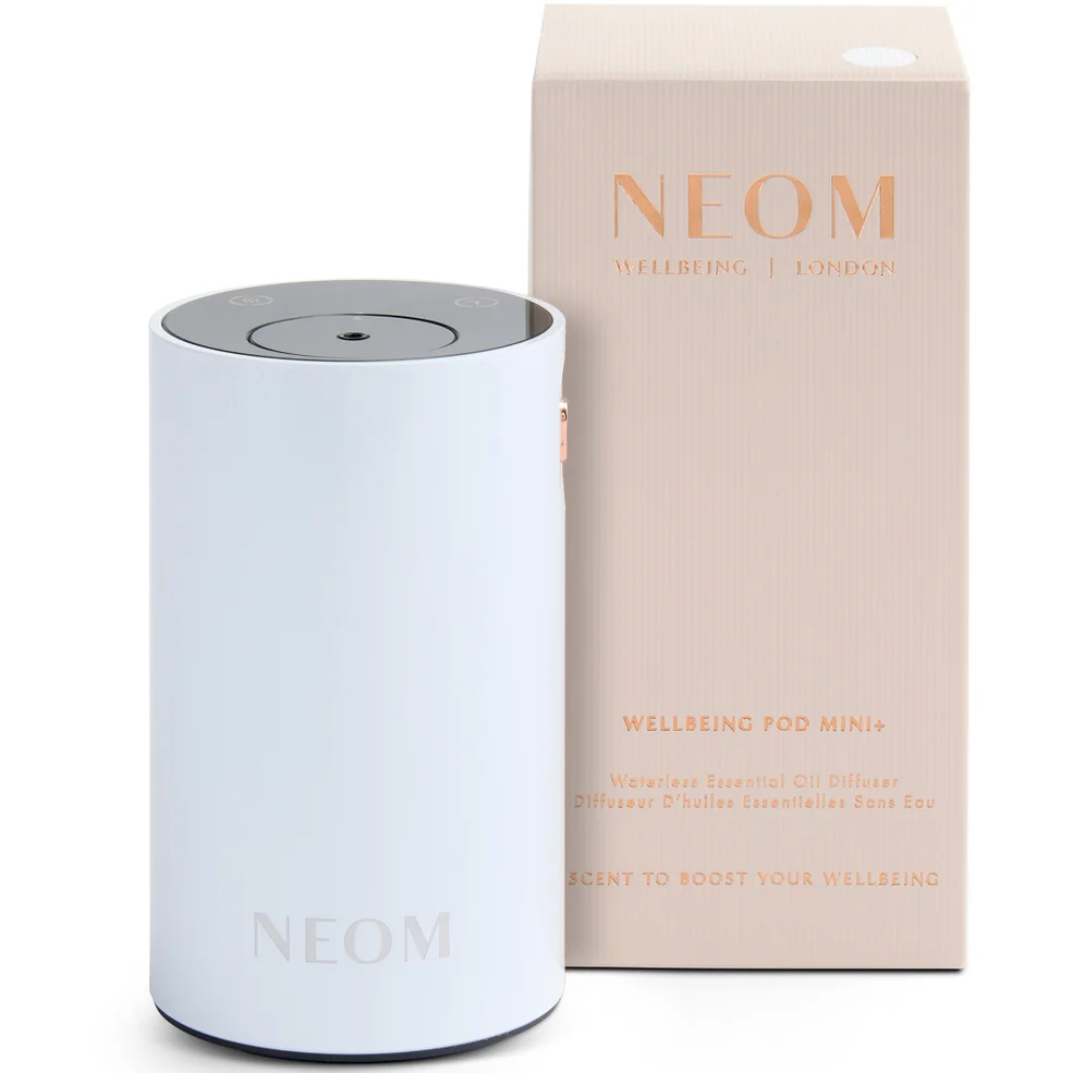 Neom Wellbeing London Pod Mini+ Waterless Essential Oil Diffuser White Immagine 1