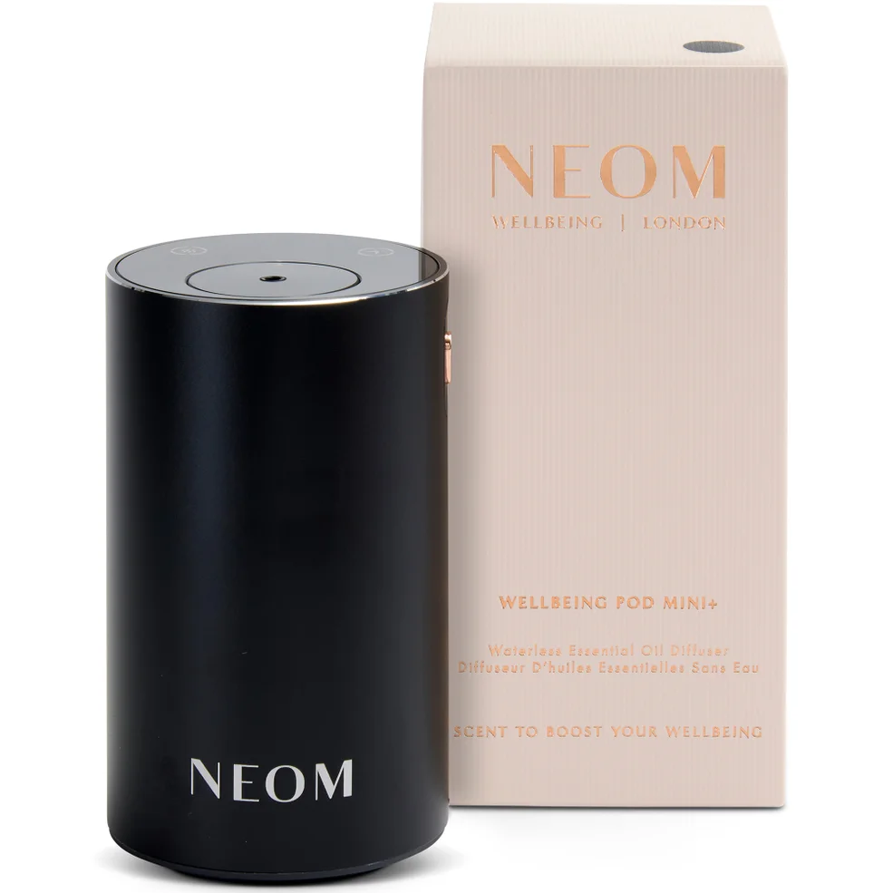 Neom Wellbeing London Pod Mini+ Waterless Essential Oil Diffuser Black Immagine 1