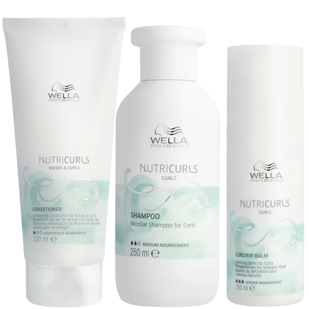 Wella Professionals Care Nutri Curls Trio Regime Bundle Immagine 1