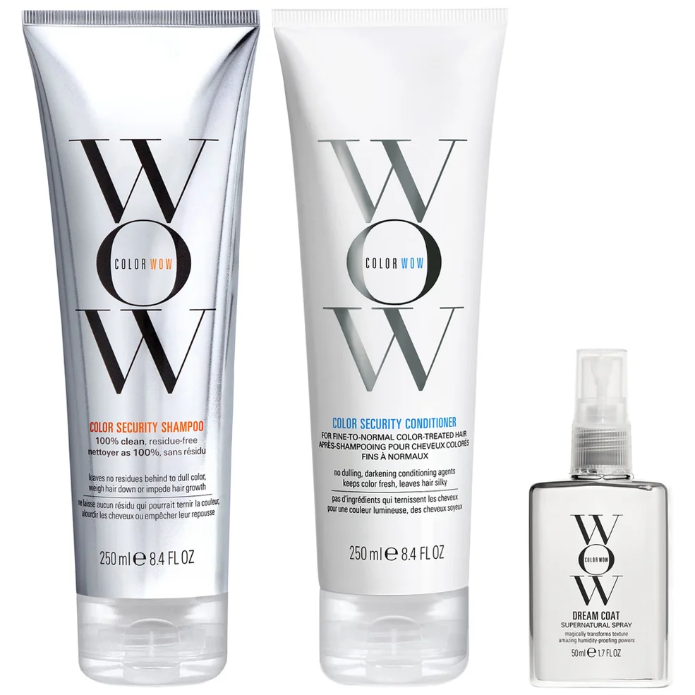 Color Wow Dream Clean Fine to Normal and Travel Dream Coat Supernatural Spray Trio Immagine 1