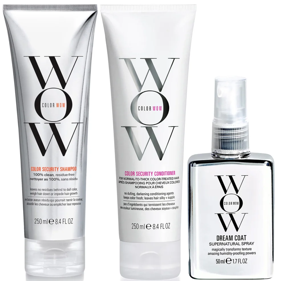 Color Wow Dream Clean Normal to Thick and Travel Dream Coat Supernatural Spray Trio Immagine 1
