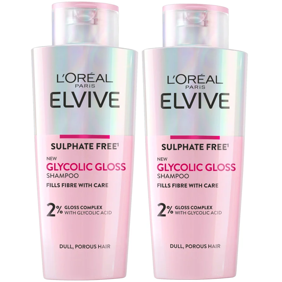 L'Oréal Paris Elvive Glycolic Gloss Shampoo Duo Immagine 1