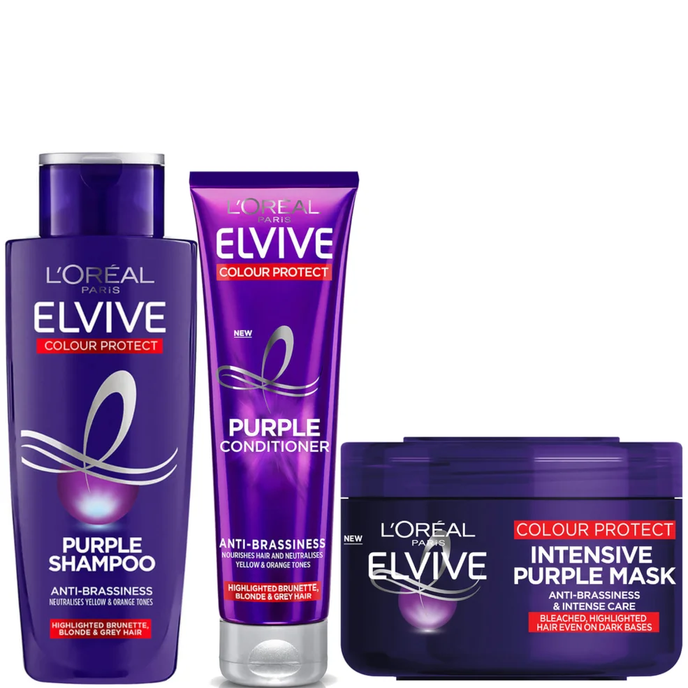 L'Oréal Paris Elvive Colour Protect Anti-Brassiness Purple Routine Immagine 1