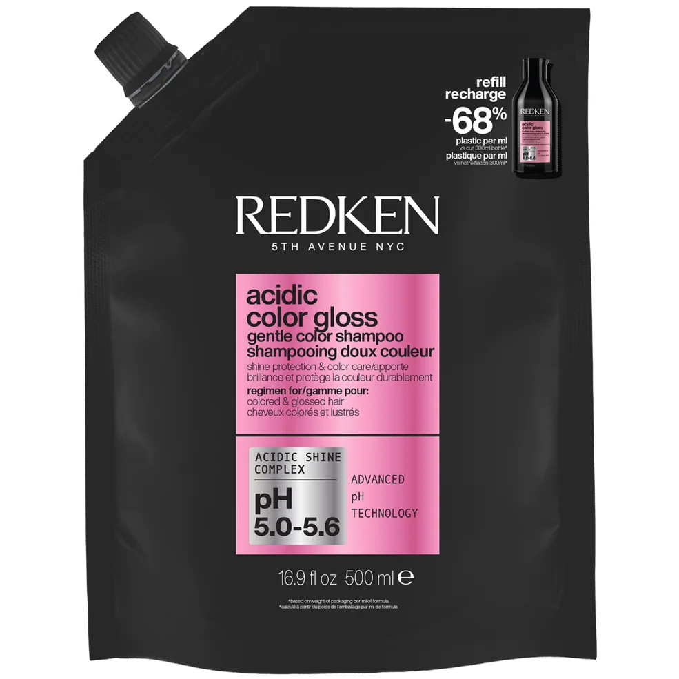 Redken Acidic Color Gloss Shampoo Refill Pouch 500ml Immagine 1