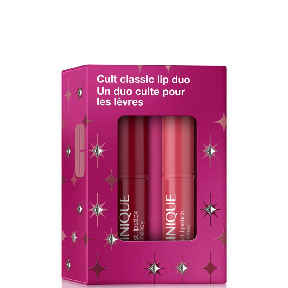 Clinique Cult Classic Lip Duo: Almost Lipstick Honey Gift Set Immagine 1
