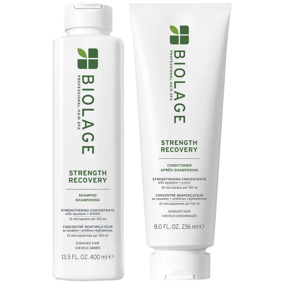Biolage Strength Recovery Shampoo 400ml and Conditioner 236ml Duo Immagine 1
