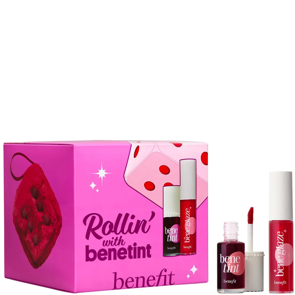 benefit Rollin with Benetint Cheek & Lip Tint and Limited Edition Lip Oil Duo with Beauty Bag Immagine 1
