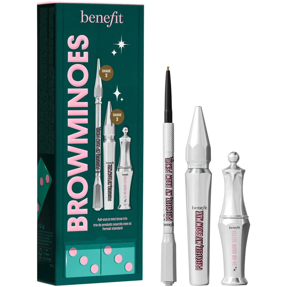 benefit BROWminoes 3 Eyebrow Makeup 3-piece Gift Set Immagine 1