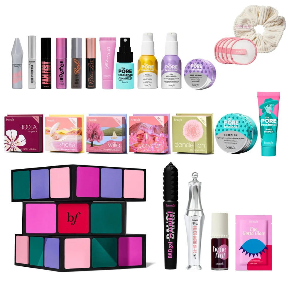 benefit Glam Cube 24 day Christmas Beauty Advent Calendar Immagine 1