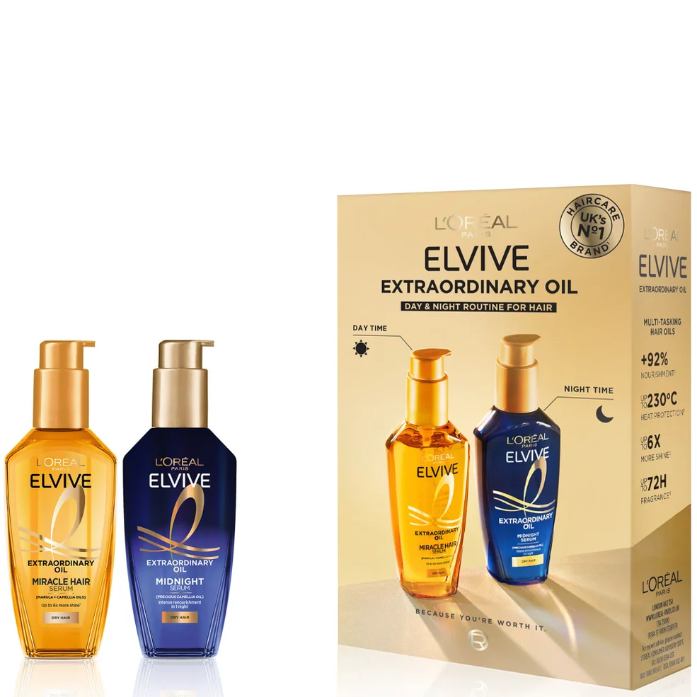 L’Oreal Paris Elvive Extraordinary Oil Day & Night Set Immagine 1