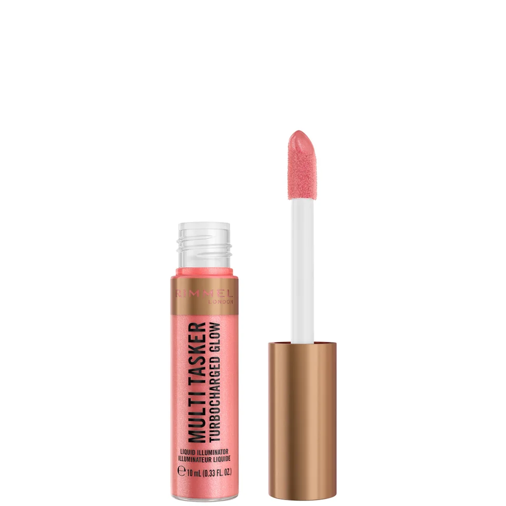 Rimmel Multi Tasker Turbocharged Glow Liquid Illuminator 10ml (Various Shades) Immagine 1