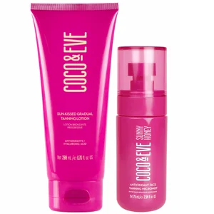 Coco & Eve Face Tanning Micromist and Sun-Kissed Gradual Tanning Lotion Bundle - undefined undefined