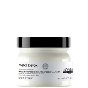 L'Oréal Professionnel Metal Detox Hair Mask, Prevent Breakage & Colour Fade from Hard Water 150ml - Size 150ml