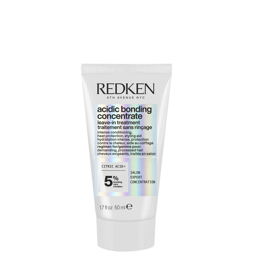 Redken Acidic Bonding Concentrate Leave In Treatment, Bond Repair for Damaged Hair with Heat Protection 50ml Immagine 1