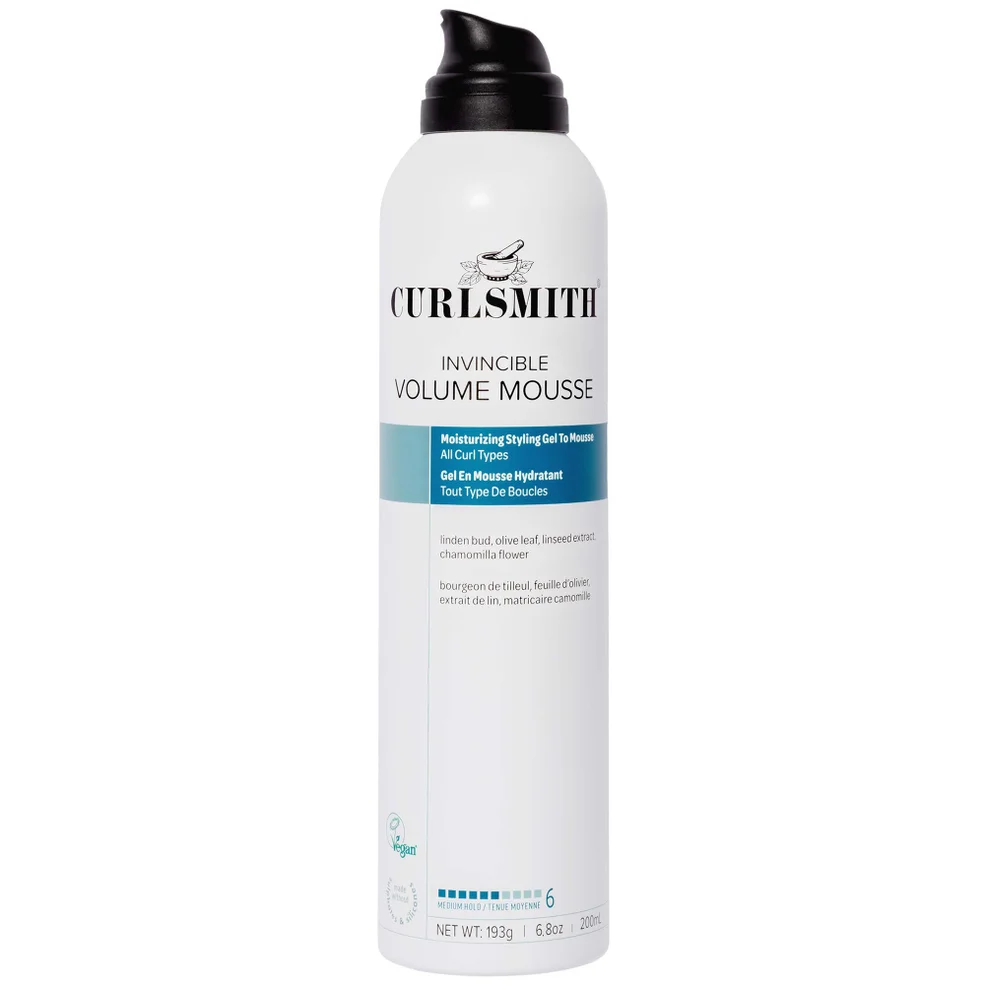 Curlsmith Invincible Volume Mousse 200ml Immagine 1