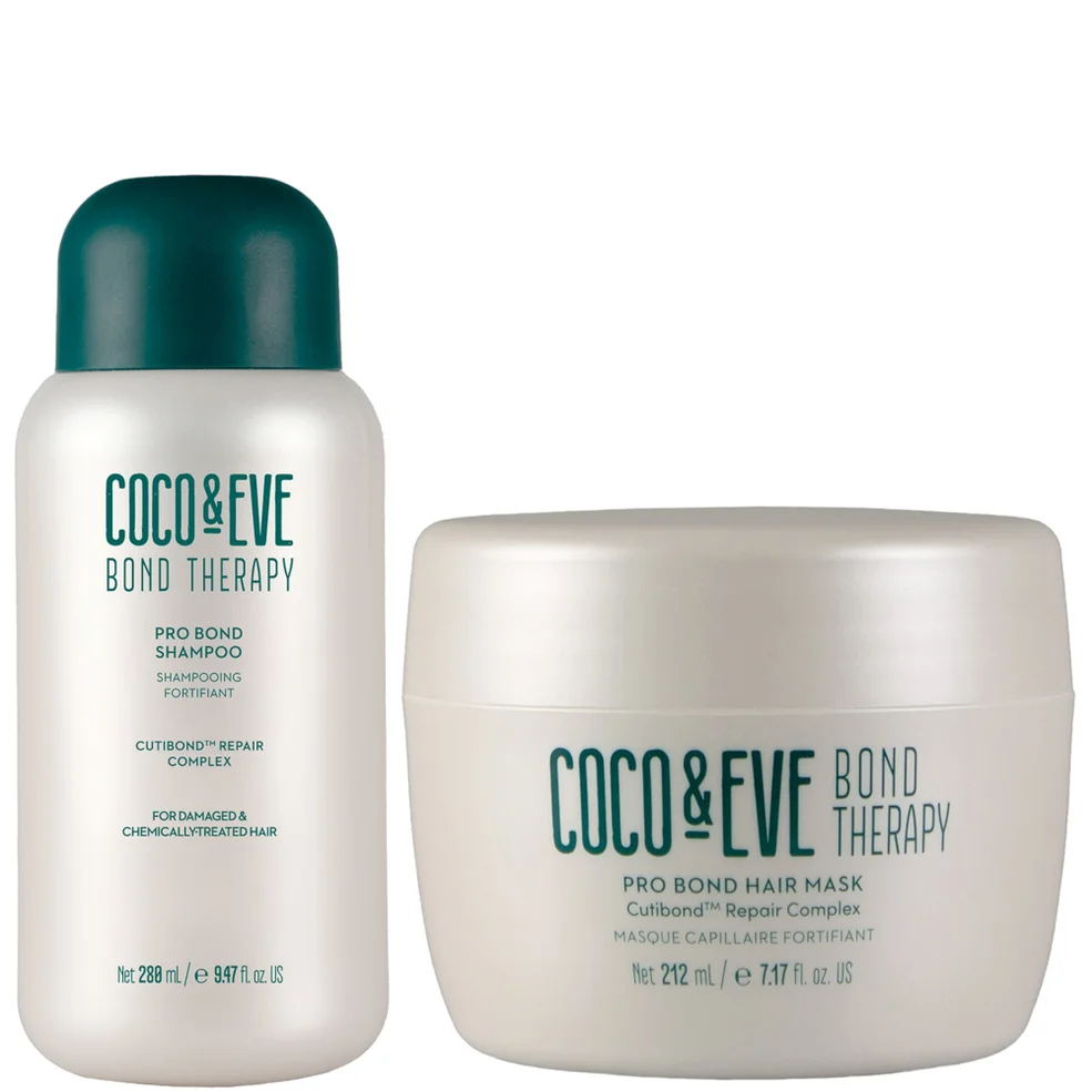 Coco & Eve Bond Therapy Shampoo & Mask Duo Bundle Immagine 1